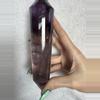 plant/6.75” AAA grade 24 sided phantom amethyst and smoky quartz Vogel-0-thumbnail