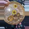 plant/Lot of clear and peach faceted beads assorted sizes-0-thumbnail