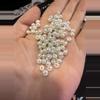 plant/Lot of resin faux pearl rondel beads-0-thumbnail
