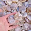 plant/Flower Agate Palm Stone / Plume Agate Cookie Shape / Madagascar-7-thumbnail