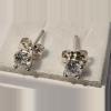 plant/Moissanite stud earrings-0-thumbnail