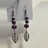 plant/Purple Dangly Plant Lover Earrings-2-thumbnail