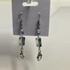 plant/Paw Print Beaded Dangly Earrings-1-thumbnail
