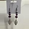 plant/Purple Dangly Plant Lover Earrings-1-thumbnail