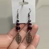 plant/Purple Dangly Plant Lover Earrings-0-thumbnail