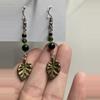 plant/Green & Bronze Plant Lover Earrings-0-thumbnail