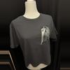 plant/Scindapsus mariposa - grey boxy shirt - Medium-0-thumbnail