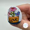 plant/Painted Stone Fridge Magnet No.280-0-thumbnail