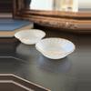 plant/Anchor Hocking Milk glass bowls with Gold Rim (set of 2)-1-thumbnail