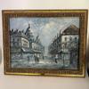plant/Antique Signed Oil on Canvas - Blue Paris-0-thumbnail