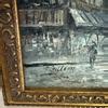 plant/Antique Signed Oil on Canvas - Blue Paris-1-thumbnail