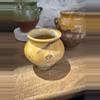 plant/Antique Mini French Confit Pot – Yellow Ochre Terracotta (19th Century)-0-thumbnail