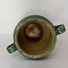 plant/Antique French Confit Pot – Green Exterior & Yellow Interior – 9" H × 10 ½" W-3-thumbnail