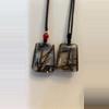 plant/Black rutile in quartz pendant-0-thumbnail