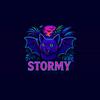 plant/Stormy aka Round Girl Stickers-0-thumbnail