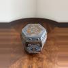 plant/Vintage copper & pewter lidded barrel canister-1-thumbnail