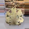 plant/Vintage Royal Coat of Arms Brass Trivet-1-thumbnail
