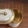 plant/Vintage brass/Mother of Pearl lidded canister-3-thumbnail
