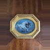 plant/Vintage framed jacquard fabric of galloping horses-0-thumbnail