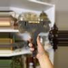 plant/single gold painted wood sconce shelf-1-thumbnail