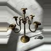 plant/brass candelabra with 4 arms-0-thumbnail