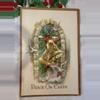 plant/Vtg Christmas Card Peace on Earth-0-thumbnail