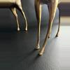 plant/Pair XL Brass Deer Buck Doe-4-thumbnail