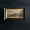 plant/Antique Framed Painting of Cows-0-thumbnail