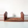 plant/Vintage carved wood expandable bookend-0-thumbnail