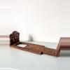 plant/Vintage carved wood expandable bookend-3-thumbnail
