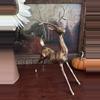 plant/Large Brass Unique Leaning Stag-0-thumbnail
