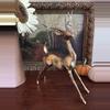 plant/Large Brass Unique Leaning Stag-2-thumbnail