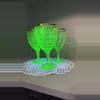 plant/Hocking Glass Company Block Optic  Goblets-1-thumbnail