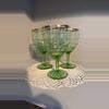 plant/Hocking Glass Company Block Optic  Goblets-0-thumbnail