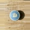 plant/Round Fluted Box w/Lid - Sleeping Cupid-0-thumbnail