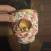 plant/Hand painted and decoupage 3.5” Terra cotta pot-1-thumbnail