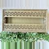 plant/Gold Filigree Tissue Kleenex Box Cover Floral Hollywood Regency Lidded-0-thumbnail
