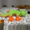 plant/Squishy, jiggly - gecko - green/orange stress relieve toy-1-thumbnail