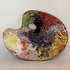 plant/Vintage Artist’s Painter’s Palette – Sourced in Avignon, France-2-thumbnail