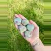 plant/UV Reactive Ruby Fuchsite Heart Carving (sellers pick)-0-thumbnail