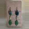 plant/Jade, Peridot, and Moss Agate Earrings-0-thumbnail