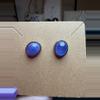 plant/tanzanite s925 earrings-0-thumbnail