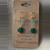 plant/Malachite with Amazonite Earrings-0-thumbnail