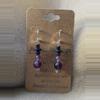 plant/Amethyst with  Fluorite Snowmen Earrings-0-thumbnail