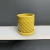 plant/3” Pentograph Dots Pot Marigold with drip Tray-0-thumbnail