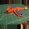 plant/3D Printed “Orange Dragon” fully articulated key chain-2-thumbnail