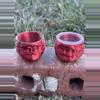 plant/Set of two Santa dish holders/sphere holders-0-thumbnail
