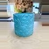 plant/7in deco swirl pot- Ice blue-0-thumbnail