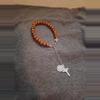plant/Wooden Prayer Bracelet w/Cross and Lobster Claw closure-0-thumbnail