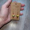 plant/Cloisnee Bead Earrings-3-thumbnail